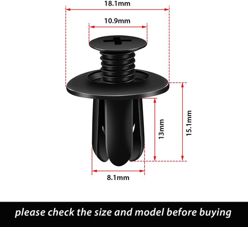 20 Pieces Dishwasher Kick Plate Trim Retainer Fastener Plastic Rivets Clips Compatible with Kenmore, Kitchenaid, WPW10503548 Replace