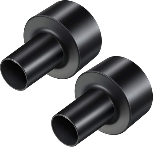 2 Pieces WS25011A 2-1/2-Inch to 1-1/4-Inch Universal Vacuum Hose Adapters Dry Wet Vacuum Adapter in Black Vacuum Cleaner Adapter Replacement Acces...