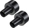 2 Pieces WS25011A 2-1/2-Inch to 1-1/4-Inch Universal Vacuum Hose Adapters Dry Wet Vacuum Adapter in Black Vacuum Cleaner Adapter Replacement Acces...