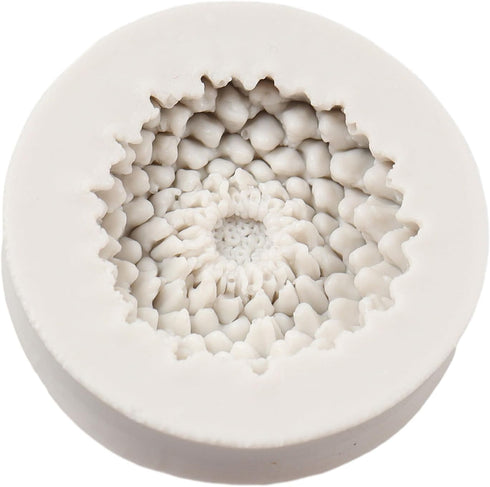 Chrysanthemum Flower Silicone Mold Flower Fondant Molds For Flower Cake Decoration Chocolate Candy Cupcake Topper Sugar Craft Polymer Clay Gum Pas...