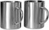 Stainless Steel Coffee Mugs – 15 oz Double Wall Stainless Steel Mugs with Handle, Metal Coffee Cups for Tea, Insulated Mug Set of 2 – BPA Free, Du...
