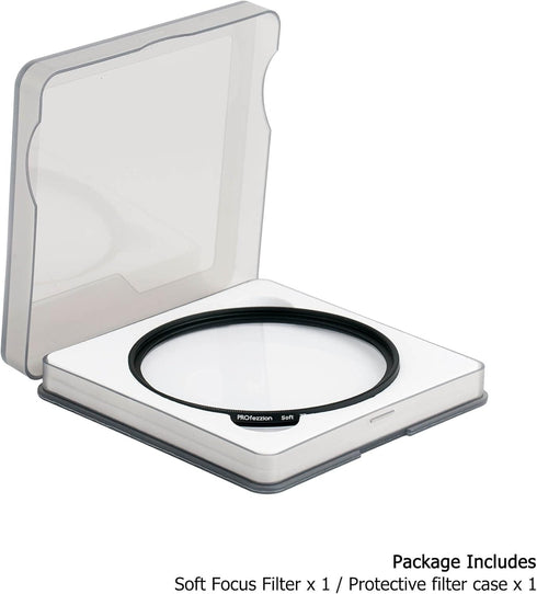 PROfezzion 72mm Soft Focus Filter White Mist Diffusion Filter for Nikon Z6 Z6II Z7 Z7II w/Z 24-70mm f4 Kit Lens, Fujifilm X-T5 XT5 X-T4 XT4 X-T3 w...
