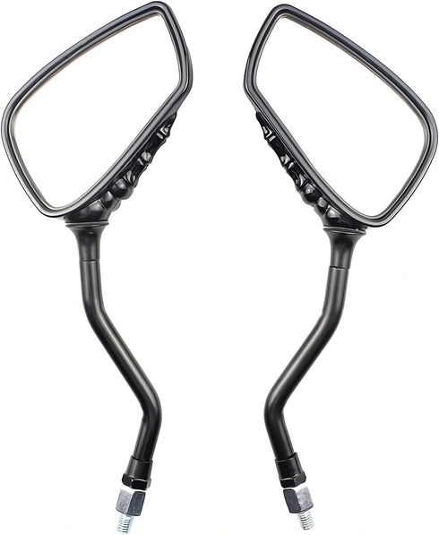 Motorcycle Rear View Mirror Pair Of Skull Skeleton Hand Motorcycle Rearview Mirror Universal 8Mm 10Mm, Car Accessories Skull Skeleton Hand Bike Mi...