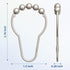 Titanker Shower Curtain Hooks Rings, Rust-Resistant Metal Shower Curtain Hooks for Bathroom Shower Rods Shower Hooks Shower Rings for Curtain - Se...