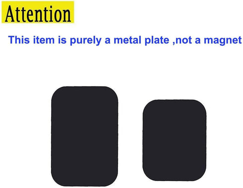Best Tek Mount Metal Plate, Phone Magnet Sticker, Metal Plate for Magnetic Mount 8 Pack...