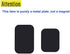 Best Tek Mount Metal Plate, Phone Magnet Sticker, Metal Plate for Magnetic Mount 8 Pack...