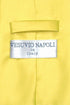 Vesuvio Napoli NeckTie Solid GOLDEN YELLOW Color Men's Neck Tie...