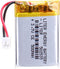 3.7V Lipo Battery 500mAh Rechargeable Lithium ion Polymer Battery 502535 Lithium Polymer ion Battery with JST Connector...