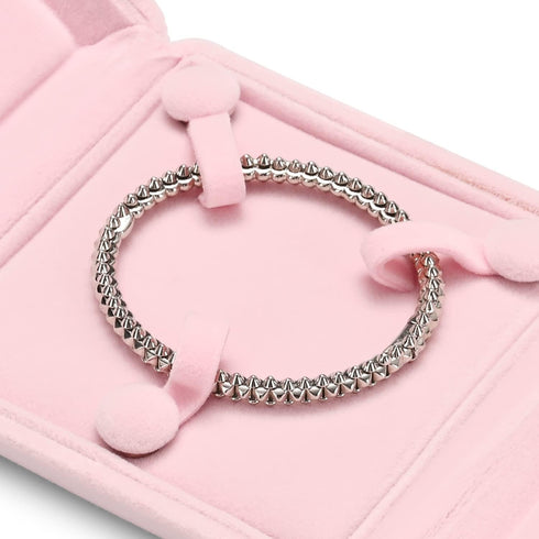 Oirlv Pink Velvet Bangle Gift Box Bracelet Storage Case Jewelry Gift Boxes...