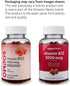 Amazon Basics Vitamin B12 3000 mcg Gummies, Normal Energy Production and Metabolism, Immune System Support, Raspberry, 100 Count (2 per serving) (...