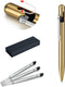 Bolt Action Pen?Made in German? Luxury Metal Writing Pen for Office, and Pocket Use - Refillable Ballpoint Ink - Sleek Black Design (Copper)...