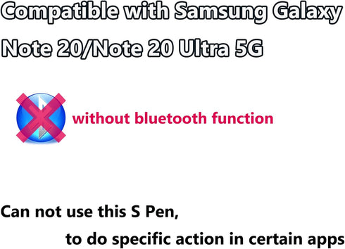 Galaxy Note Ultra 20 Pen Replacement (NOBluetooth) for Samsung Galaxy Note 20 Note20 Ultra 5G Stylus Pen Touch Pen(Mystic White)......