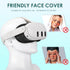Silicone Case for Meta Quest 3?Enhanced VR Experience MetaQuest 3 face Cushion-Sweatproof and Light-Blocking Washable VR Face Plate Mask Accessori...