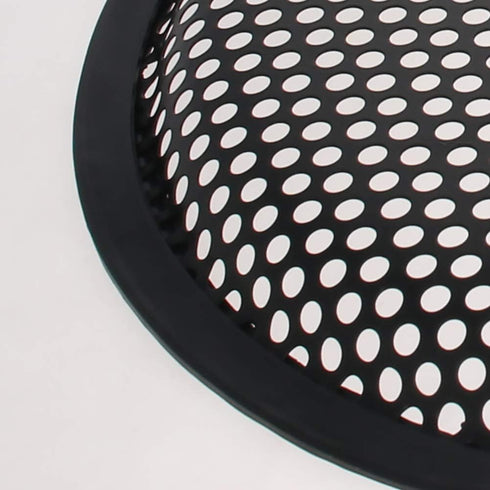 Fielect 8 inch Speaker Grill Cover Mesh SubWoofer Grill Speaker Covers Waffle Grill Cover Guard Protector Audio Accessories Black...
