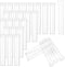 PH PandaHall 100pcs Clear Plastic Tube Bead Containers, Transparent Plastic Small Empty Storage Tubes Bead Container Set Organizers Boxes with Lid...