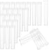 PH PandaHall 100pcs Clear Plastic Tube Bead Containers, Transparent Plastic Small Empty Storage Tubes Bead Container Set Organizers Boxes with Lid...