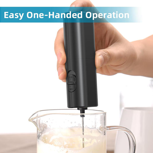 Milk Frother Handheld Electric Whisk Coffee Frother Mixer Foam Maker Blender for Cream, Latte, Cappuccino...