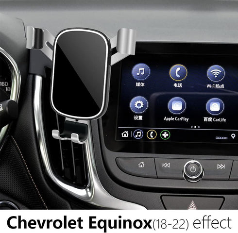 LUNQIN Car Phone Holder for Chevrolet Equinox 2018 2019 2020 2021 2022 2023 2024 Chevy Auto Interior Accessories Best Cell Phones Mount Cellphone ...