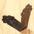 dophee 4Pcs Antique L Shaped Corner Guards, Embossing Decorative Edge Corner Bracket Protectors Cover with Mounting Screws for Chest Case Wooden B...