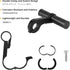 TRIWONDER Bike Handlebar Extender Aluminum Alloy Single Bicycle Handlebar Extension Double Clamp Bike Bracket for Holding Motorcycle E-Bike Lamp S...