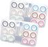 12 Pack Clear Contact Lens Case, Portable Contact Lenses Case with Tweezer Remover Tool Solution Bottle Contacts Soak Storage Container Kit for Tr...