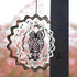 9 Pcs Owl Bird Scare Discs Set Reflective Wind Spinners Outdoor Garden Decor Scare Birds Squirrels Away for Yard Patio Farm...