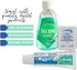 Dental Travel Kit with Travel Toothbrush, Travel Sized Toothpaste, Mouthwash and Floss in a Reusable Zipper Pouch, Ideal for Traveling (TSA Approv...