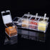 Seasoning Box with Spoon 4 Compartments Multi-Grid Spice Storage Container storage Tool for Kitchen Herb Spice Tools Gadgets...