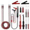 13pcs 4mm Banana PlugTest Leads Kit Digital Electrical Test Probes Set Fully insulated Alligator Clips Test Tweezer Wire-Piercing Back Probe Pin 0...
