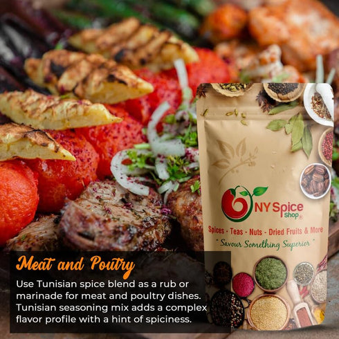 NY SPICE SHOP Tunisian Seasoning Blend – Harissa Seasoning – Mixed Spice Powder – Spicy Seasoning Mix – Herb Spice Flavor – Great For Harissa Past...