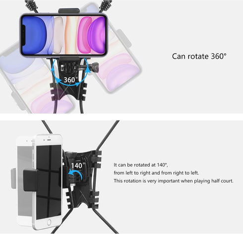 Net/Fence Mount Camera Backstop Compatible with GoPro Action Cameras and One X2,Smart Phones,Mevo Start, and Other Action Cameras for Softball, Te...