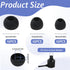 30 Pcs Silicone Replacement Earbud, Ear Buds Tips Headphone Earpads Soft Silicone Ear Tips Ear Bud Tips Replacement in S/M/L Sizes Earphone Cover ...