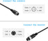EKYLIN 16FT 5M Car Video Extension Cable 4-Pin Aviation Waterproof Shockproof for CCTV Rearview Camera Truck Trailer Camper Bus Motorhome Vehicle ...