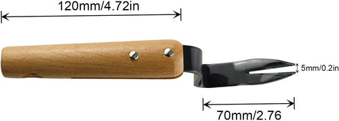 Carbon Steel Garden Weeding Tool Rooter Garden Tool Hand Weeder Fork Solid Long Wood Handle Garden Agricultural Tool...