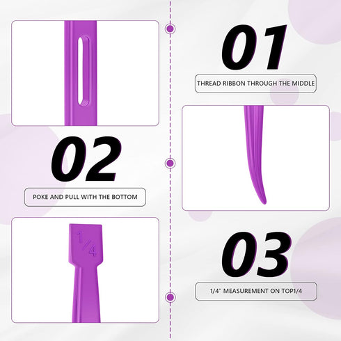 12 Pieces That Purple Thang Sewing Tools Multifunctional Purple Thing Sewing for Sewing Kit Projects Use...
