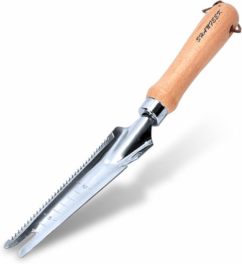SHANFEEK Weed Puller Crack Weeder Weed Remover Tool for Yard Hoe Gardening Tools Stainless Steel One-Piece Molding (I-Type)...