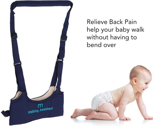 Baby Walking Harness, Adjustable Toddler Infant Handheld Kids Walker Helper, Breathable Walker Harness Assistant Belt with Safety Buckles for Todd...