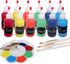 12 Pack 4-Ounce Empty Plastic Squeeze Bottles with Red Tip Caps Multipurpose Squirt Bottle...