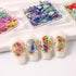 2 Box Dried Flowers Nail Art Stickers Natural Dried Flower Nail Decals 3D Colorful Dry Flowers Design Nail Art Supplies Mini Dried Floral Nail Sti...