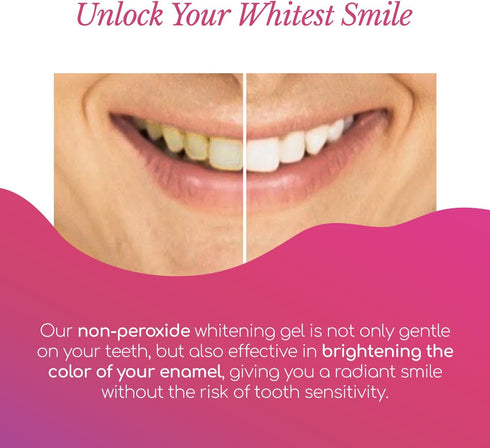 Smilesaver Peroxide-Free Teeth Whitening Pen - Long-Lasting Tooth-Sensitive Formula for Stain Removal and Brighter Enamel...