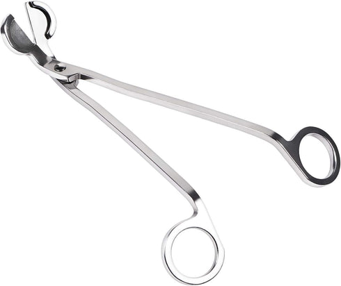 EVERMARKET Candle Wick Trimmer, Polished Stainless Steel Wick Clipper Cutter - Reaches Deep Into Candles to Cut Spent Wicks, Allow Cleaner Burn an...