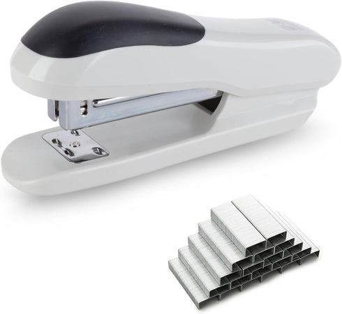 M&G Desktop Stapler Portable Stapler with 25 Sheet Capacity, Two Binding Modes, Classic Staplers with 1000 Staples, Durable Staplers for Office Sc...