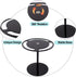 Acrylic Sunglasses Holder Stand with 360 Rotating,Eyeglasses Display Rack with Sunglasses Organizer,Eyewear Organizer for Dresser Table Desk Count...