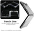 Clear Case for Galaxy Z Flip,Z Flip 5G Case,Ultra Thin Crystal Soft TPU Rubber Scratch Resistant Anti-Slip Phone Case for Samsung Galaxy Z Flip/Z ...