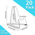Card Display Stand, 20 Pack Small Easel Stand, Acrylic Picture Holder Stands, for Challenge Coin Graded Card Sports Card Trading Card PSA Card Bas...