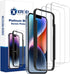 Platinum Shield Compatible with iPhone 13/13 Pro/14, Tempered Glass Screen Protector (3 Pack), 9H Hardness, Scratch Resistance, Ultra HD, Bubble F...