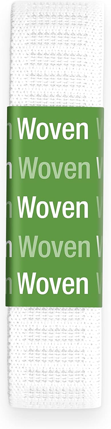 Dritz 9306W Non-Roll Woven Elastic, Whiet, 3/4-Inch by 1-Yard...