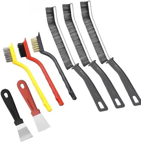 Crevice Cleaning Brush,8 Pcs Multifunctional Cleaning Brush Tools,Hard Bristle Crevice Cleaning Brush,Crevice Cleaning Brushes for Household Use B...