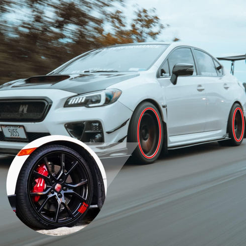 12 Pack Wheel Rim Decal Stripes Car Decals Reflective Car Stickers Automotive Decals Waterproof Hub Stripe Stickers for 18-21 Inch Wheels Tire Rim...