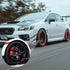 12 Pack Wheel Rim Decal Stripes Car Decals Reflective Car Stickers Automotive Decals Waterproof Hub Stripe Stickers for 18-21 Inch Wheels Tire Rim...